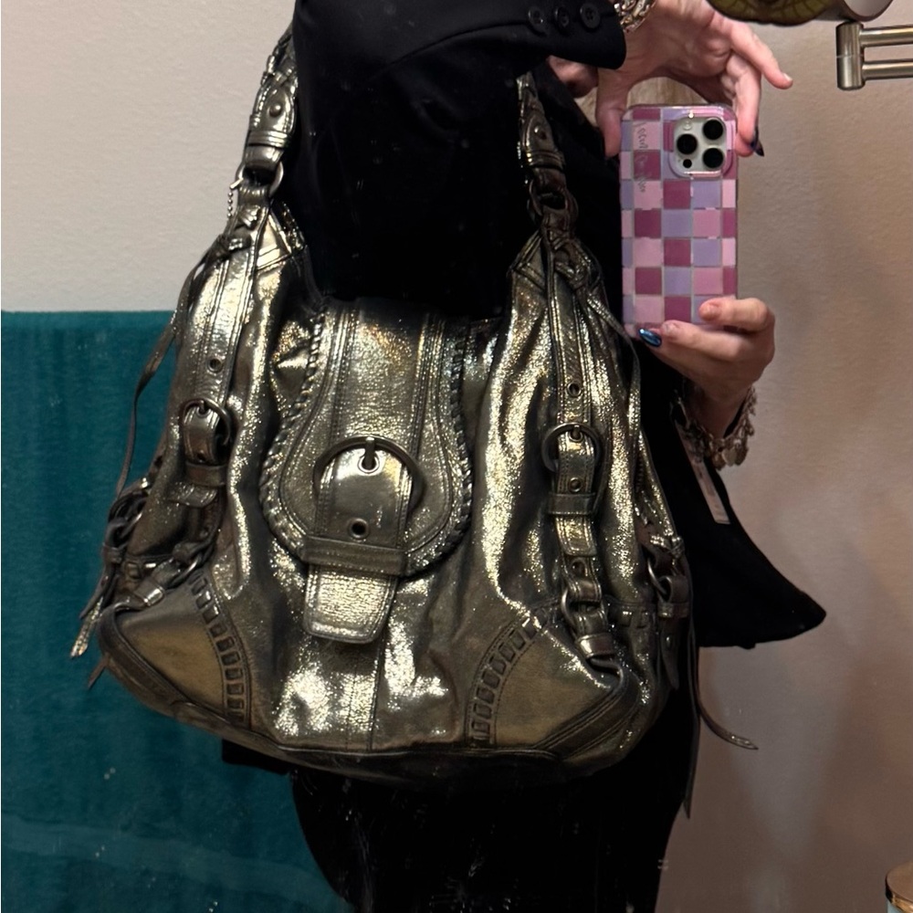 Rare Coach Metallic Leather Annie Bag - Picture 15 of 15